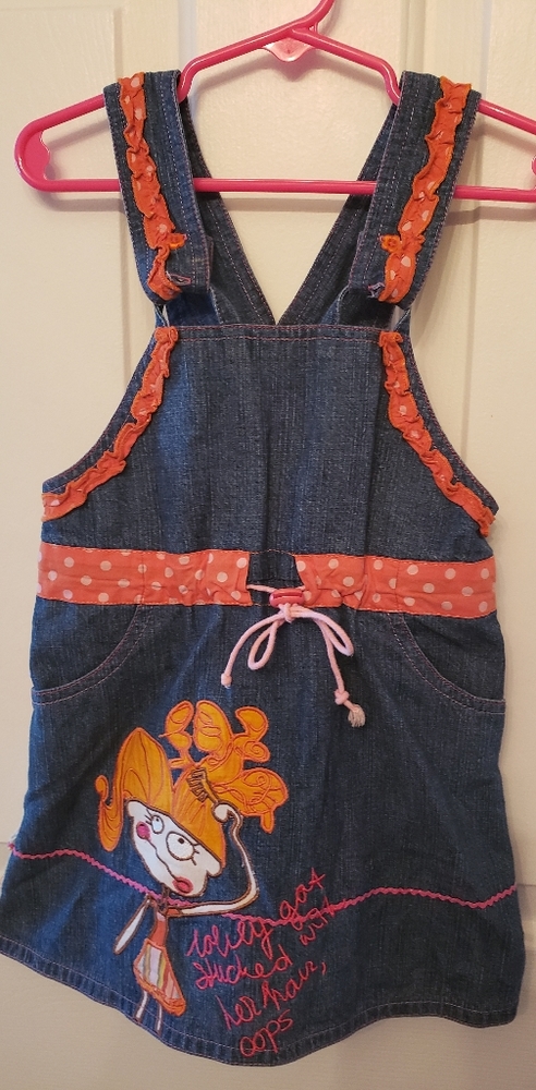 Oilily Denim and Ruffle Jumper